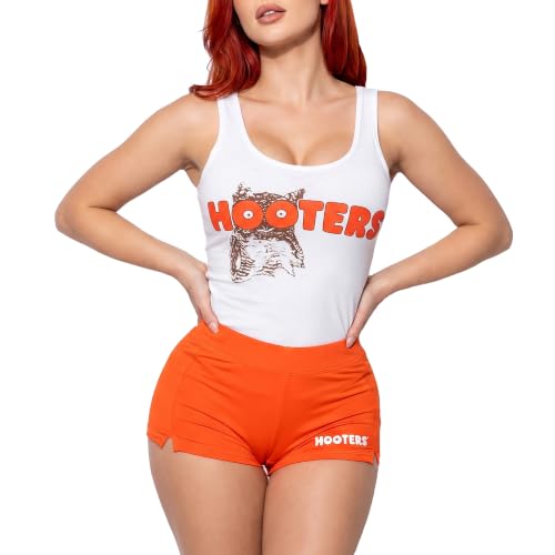HOOTERS オレンジタンクトップとショーツのセット 41Y8vu+mhHL.jpg